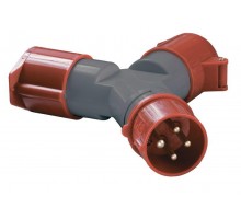Адаптер 2-х луч. 16А 3P+PE 380В IP44 TS1012-214 ИЭК PAS22-016-4