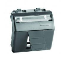 Адаптер BRAVA для инф. разъемов Keystone черн. DKC 77613N