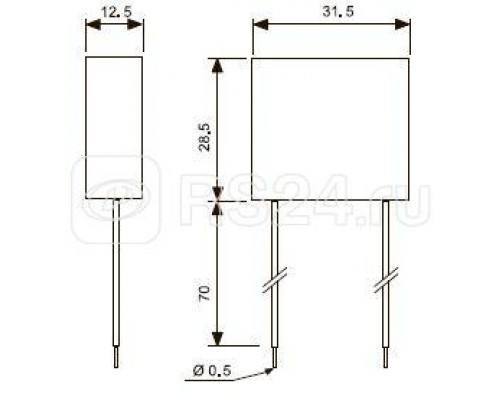 Адаптер электропитания 12В DC для 26 серии FINDER 0269012