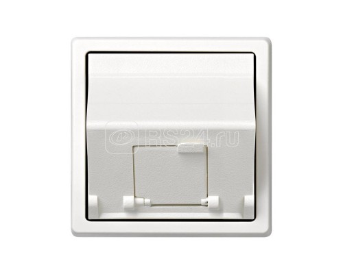 Адаптер на 1 RJ45(12) коннектор 75528; 75540; 75541; 75544-39 наклонный Simon73 Loft алюм. 73085-63