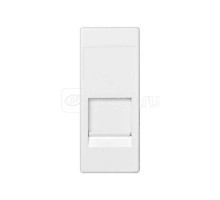 Адаптер на 1 RJ45(12) коннектор 75528; 75540; 75541; 75544-39 защ. шторки Simon82 Detail алюм. 82005-93