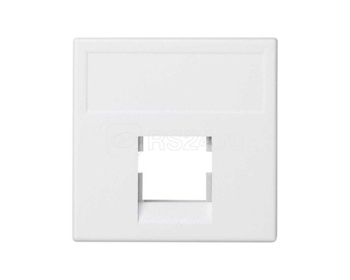 Адаптер на 1 RJ45 коннектор SimonConnect AMP (S110; SL110; SLt) Brand-RexRIT 45х45мм графит K076-14