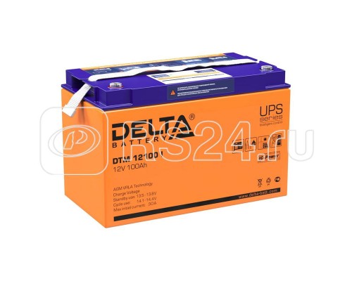 Аккумулятор 12В 100А.ч Delta DTM 12100 I