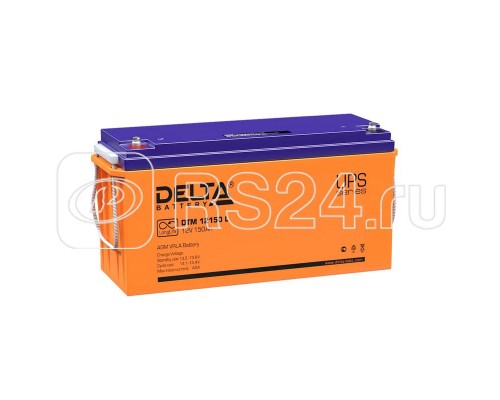 Аккумулятор 12В 150А.ч. Delta DTM12150L