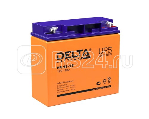Аккумулятор 12В 18А.ч. Delta HR 12-18