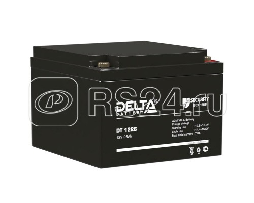 Аккумулятор 12В 26А.ч Delta DT 1226