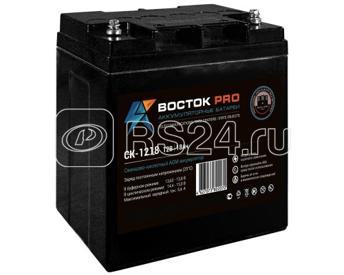 Аккумулятор 12В 26А.ч. Восток СК-1226