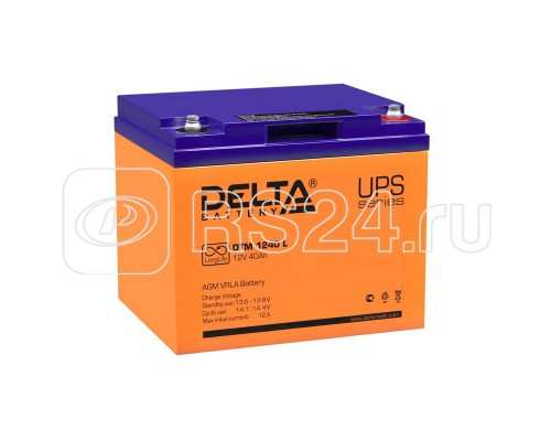 Аккумулятор 12В 40А.ч. Delta DTM 1240 L