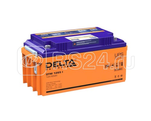 Аккумулятор 12В 65А.ч Delta DTM 1265 I