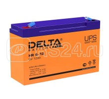 Аккумулятор 6В 12А.ч. Delta HR 6-12