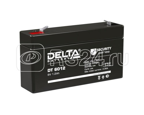 Аккумулятор 6В 1.2А.ч Delta DT6012