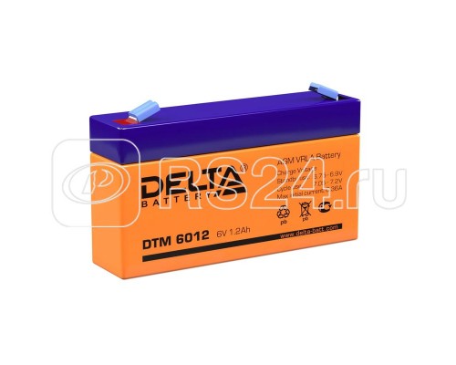 Аккумулятор 6В 1.2А.ч Delta DTM 6012