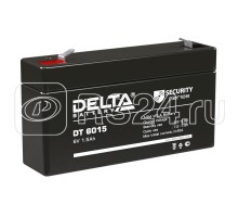 Аккумулятор 6В 1.5А.ч Delta DT 6015