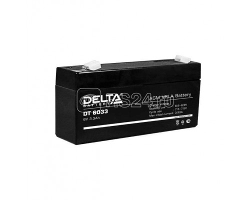 Аккумулятор 6В 3.3А.ч Delta DT 6033