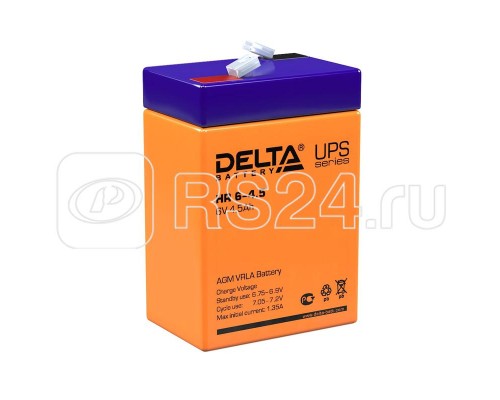 Аккумулятор 6В 4.5А.ч Delta HR 6-4.5