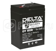 Аккумулятор 6В 6А.ч Delta DT 606