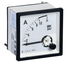 Амперметр Э47 96х96мм 10А кл. точн. 1.5 ИЭК IPA20-6-0010-E
