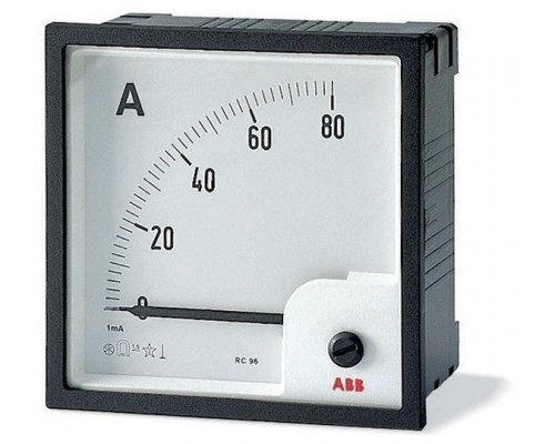 Амперметр переменного тока AMT1-A1/72 трансф. вкл. без шкалы ABB 2CSG322250R4001
