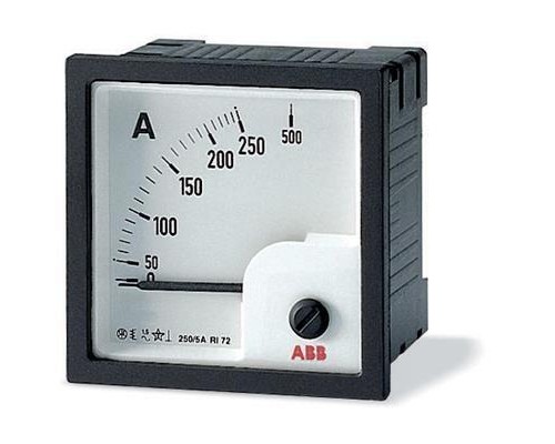 Амперметр переменного тока AMT1-A5/72 трансф. вкл. без шкалы ABB 2CSG322260R4001
