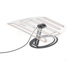 Антенна ТВ комнатная АКТИВНАЯ для цифрового телевидения DVB-T2 Ag-703 (с USB) Rexant 34-0703