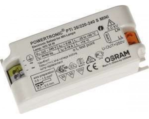 Аппарат пускорег. электрон. (ЭПРА) PTI 35/220-240 S MINI VS20 OSRAM 4008321955906