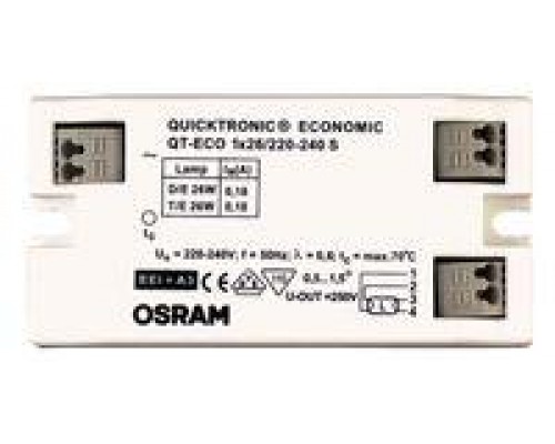 Аппарат пускорег. электрон. (ЭПРА) QT-ECO 1х26/220-240 OSRAM 4008321065971
