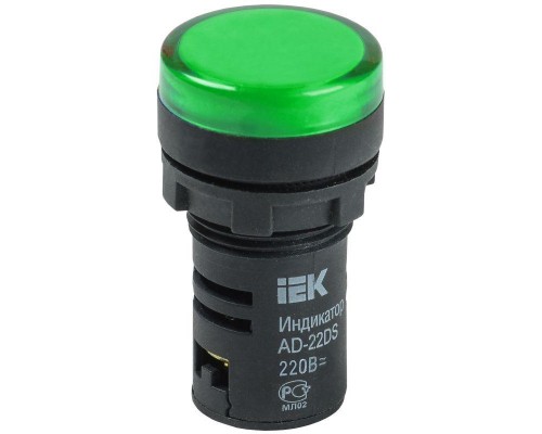Арматура светосигнальная AD-22DS 110В AC/DC зел. ИЭК BLS10-ADDS-110-K06