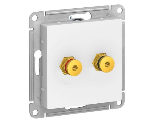 Аудиорозетка 2-м ATLAS DESIGN бел. SchE ATN000187