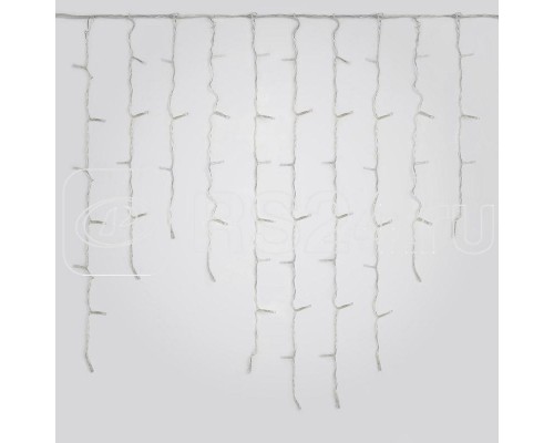Бахрома светодиодная ULD-B4806-175/TWK WARM WHITE IP67 с эффектом мерцания 4.8м соединяемая тепл. бел. свет провод бел. Uniel UL-00005278