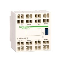 Блок доп. контактов 1НО+3НЗ фронт. монтаж SchE LADN133