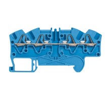 Блок клеммный Viking3 4кв.мм шаг 6мм 2вх./2вых. для нейтрали Leg 037209