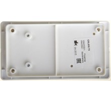 Блок комбинированный GLOSSA розетка + выкл. 2-кл. с подсвет. бел. SchE GSL000173