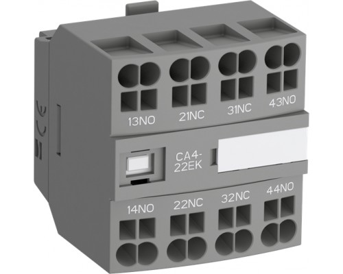 Блок контактный доп. CA4-04NK (4НЗ) с втычными клеммами для реле NF22EKNF40EK ABB 1SBN010146R1204