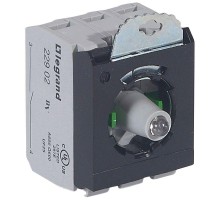 Блок контактов 3п 12-24В +2хНО адаптер с инд. под винт зел. Osmoz Leg 023008
