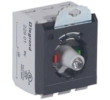 Блок контактов 3п 12-24В +НО+Н3 адаптер с инд. под винт красн. Osmoz Leg 023004
