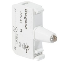 Блок контактов со светодиодом 230В под винт красн. Osmoz Leg 022941