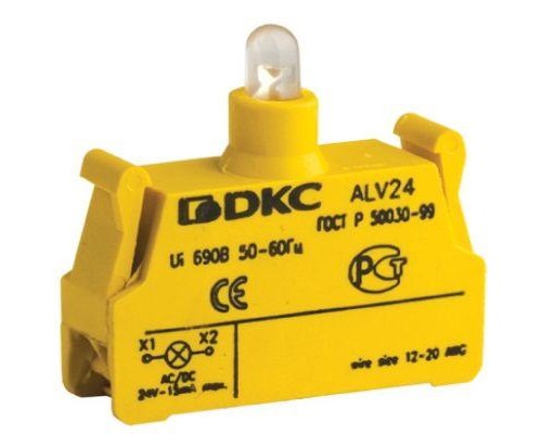 Блок ламповый со светодиод. 24В DKC ALV24
