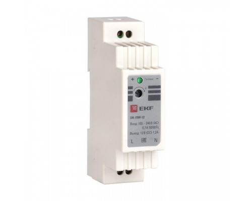 Блок питания 12В DR-15W-12 PROxima EKF dr-15w-12