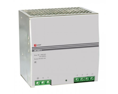 Блок питания 24В DRP-240W-24 EKF drp-240w-24