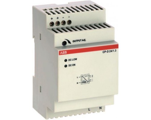 Блок питания CP-D 24/1.3 вх. 90-265В AC/120-370В DC вых. 24В DC/1.3А ABB 1SVR427043R0100