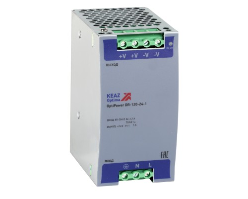 Блок питания OptiPower DR-120-24-1 КЭАЗ 284548