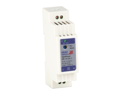 Блок питания OptiPower DR-15-24-1 КЭАЗ 284543