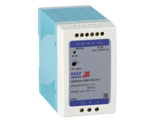 Блок питания OptiPower MDR-100-24-1 КЭАЗ 284542