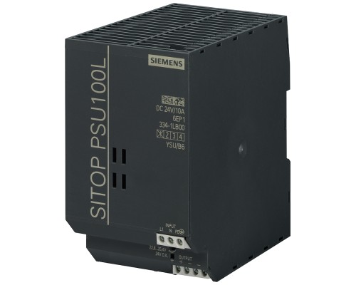 Блок питания стабилизированный SITOP PSU100L 24В/10А Siemens 6EP13341LB00