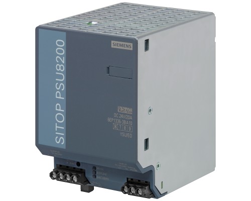 Блок питания стабилизированный SITOP PSU100M 24В/20А Siemens 6EP13363BA10