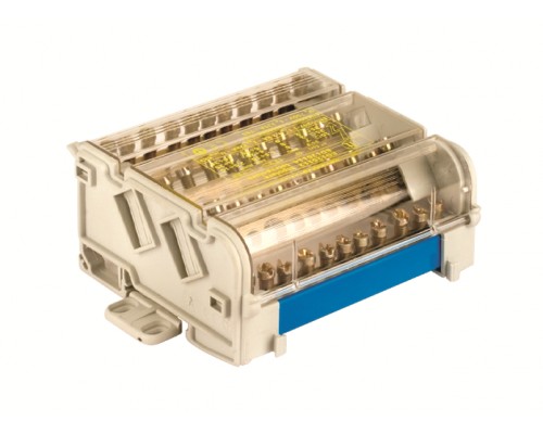 Блок распределительный 4p 5х7мм на DIN-рейку DKC BD16084