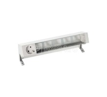 Блок розеточный настольный 1х2P+E 5 пустых мод. бел. Simon 400 42601000-130