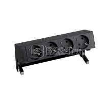 Блок розеточный настольный 4х2P+E черн. Simon 400 42404000-138