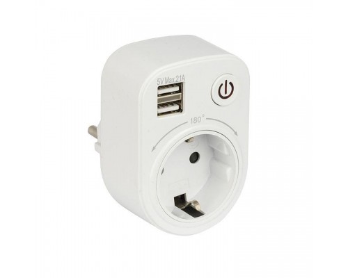 Блок розеточный с USB SB-01 PROxima EKF SB-01