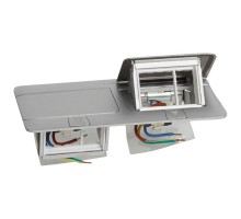 Блок розеточный выдвижной 6мод. IP40 алюм. Leg 054012